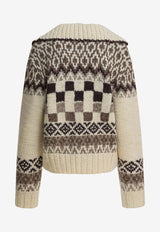 Polo Ralph Lauren V-neck Patterned Sweater Beige 211978621001PEBBLE MULTI_c6fd5a10-c3ec-4863-ba3e-b2d668bec010