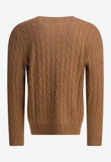 Polo Ralph Lauren Cable Knit Cashmere Sweater Brown 710876728506BROWN SUGAR MELANGE_86baa6d3-abcd-4034-9574-7f835c5e06fc