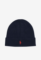 Polo Ralph Lauren Ribbed Wool Beanie Blue 710886137002HUNTER NAVY_d9f7c19e-8557-4086-823c-03d0114c0d17