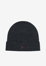 Polo Ralph Lauren Ribbed Wool Beanie Gray 710886137004DARK GRANITE HTHR_70361eb6-78ad-49a4-b887-2bc3134bfcc0