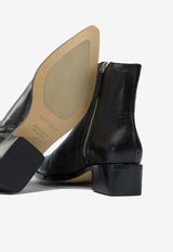 Pomme D'Or Elyse Leather Ankle Boots Black 3301ELYSEGLOVE NERO_574cdec0-8a8b-41d2-b726-619a901710c6