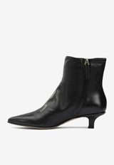 Pomme D'Or Elodie Leather Ankle Boots Black 4985ELODIEGLOVE NERO_79285d12-d1f3-469a-8a0d-abeda9c89aa0