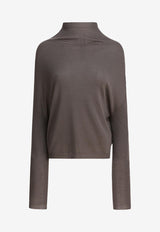 Rick Owens High-Neck Wool Sweater Gray RP02E4629M34_696a5491-4936-4633-9f42-8cb962af502d