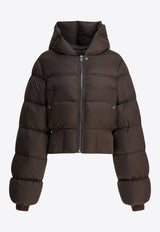 Rick Owens Concordians Cropped Puffer Jacket Brown RP02E4775NPD378_fa525030-0851-4955-a167-3e3db00207c9