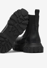 Rick Owens Beatle Bozo Tractors Ankle Boots Black RP02E4881LGE99_82616