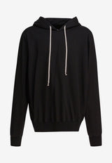 Rick Owens Drawstring Hooded Sweatshirt Black RU02E1281BA09_82817