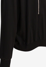 Rick Owens Drawstring Hooded Sweatshirt Black RU02E1281BA09_82817