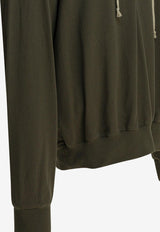Rick Owens Drawstring Hooded Sweatshirt Green RU02E1281BA25_82868