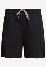 Rick Owens Elasticated Bermuda Shorts Black RU02E1397TE09_9019ce5e-914f-425a-8894-66f286fbd474
