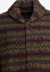 Ralph Lauren Wool Patterned Cardigan Brown 782973243001LODEN HEATHER MULTI_37990c53-296f-4801-8b48-2b31acd5f416