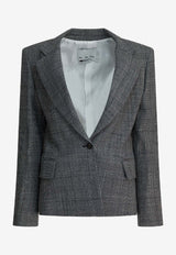 Sa Su Phi Single-Breasted Checked Blazer W25742GR0950_ce1627f9-50f9-403c-b33b-2f60fcaa1865
