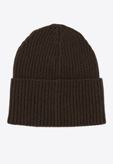 Sacai X Carhartt Wip Logo Beanie Brown 25-00997S642_a170ddbe-ec50-45cd-94b3-108fed60c14c