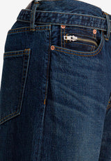 Sacai Belted Straight-Leg Jeans Blue 25-03757M401_be069202-f41e-44c7-b36a-66e2e856882e