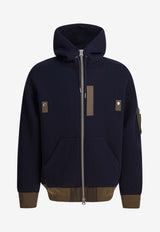Sacai Sponge Zip-Up Sweatshirt Blue 25-03788M233_a4b0b556-b252-49f2-b09a-213365c2594a