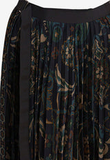 Sacai Paisley Print Midi Plisse Skirt
Blue 25-07982201_83006