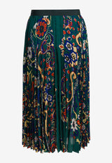 Sacai Floral Print Pleated Midi Skirt
Green 25-07982551_82962