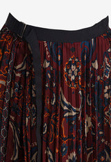 Sacai Floral Print Pleated Midi Skirt
Burgundy 25-07982701_83002