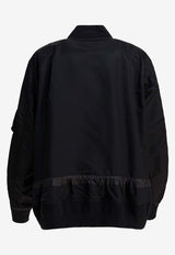 Sacai Twill Bomber Jacket Black 25-07992001_02b86465-c289-4ee1-81bf-b1f9e2054635