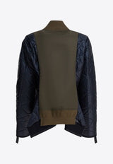 Sacai Bimaterial Paneled Bomber Jacket Multicolor 25-08152532_0281e280-975a-4920-bd1f-d5c37c3d2368
