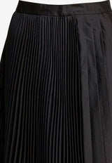 Sandbeige Pleated Maxi Skirt SBB3SK02ACBLACK_41d3793f-6d9a-43be-b0b4-a3415acd840a