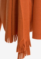 Sandbeige Wool Scarfed Sweater SBC3NT02ACORANGE_87bc9bfb-01c9-4a3c-9594-8e23bf7cae2e