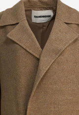 Sandbeige Sophie Double-Breasted Coat SBC4CT24ACBEIGE_732ef6a0-2f0f-483f-b36c-83272038fb42