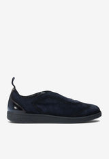 Santoni Lume Suede Low-Top Sneakers Blue MBPL22109OCATEDSU60U60_44f18d2c-1747-4175-9edc-f43b3004b865