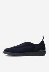 Santoni Lume Suede Low-Top Sneakers Blue MBPL22109OCATEDSU60U60_44f18d2c-1747-4175-9edc-f43b3004b865
