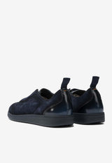 Santoni Lume Suede Low-Top Sneakers Blue MBPL22109OCATEDSU60U60_44f18d2c-1747-4175-9edc-f43b3004b865