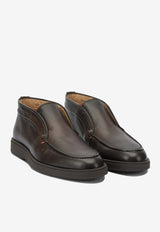 Santoni Rock Leather Ankle Boots Brown MGDT17823DKTGBYPS50S50_bbee7289-6092-4c49-9018-67813a6cf097