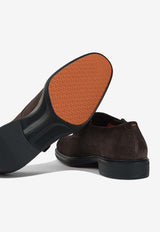 Santoni Suede Monk Strap Shoes Brown MGEO18949NEAXGEXT50T50_3aedc2fb-3b68-41ba-8632-07d5150f4423