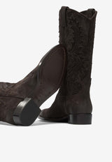 Sartore Suede Cowboy Boots SR4710WAX 571PEPE_cdf7528b-18f9-4751-8fed-438b827c7cc6