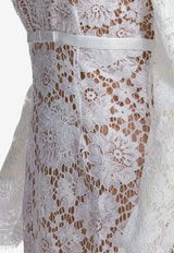 Self-Portrait Floral Lace V-neck Midi Dress White AW25-202M-WWHITE_72a8a206-a291-4176-b9fe-dd9d6fa531e6