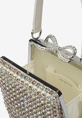 Self-Portrait Mini Crystal-Embellished Handbag Silver AW25-315-MUMULTI_d4e974d0-7a69-440d-8847-7927f1ca8428