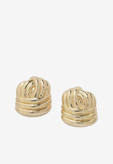 Self-Portrait Knot Stud Earrings Gold AW25-612E-GDGOLD_659257d2-fdeb-424b-b8b7-9bfc1d00d74d