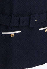 Self-Portrait Mini Belted Dress Blue PF25-034S-BLBLUE_82674