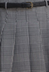 Self-Portrait Prince of Wales Pleated Midi Skirt Gray PF25-104MSK-BWBLACK AND WHITE_774577c2-8591-423c-bc38-0de361285c18