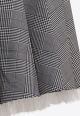 Self-Portrait Prince of Wales Pleated Midi Skirt Gray PF25-104MSK-BWBLACK AND WHITE_774577c2-8591-423c-bc38-0de361285c18