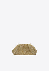 Self-Portrait Chainmail Crystal Embellished Clutch Gold PF25-318-GGOLD_82815