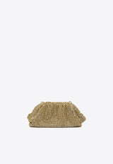 Self-Portrait Chainmail Crystal Embellished Clutch Gold PF25-318-GGOLD_82815