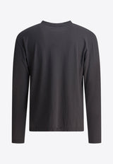 Stone Island Compass Patch Long-Sleeved T-shirt Gray 2100033S0F11V0067_97f802e9-006f-4e01-b07f-67e630076aab