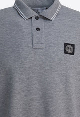 Stone Island Compass Patch Long-Sleeved Polo T-shirt Gray 2200006S0018V0M64_7c9e13cd-cdf8-44b8-9c7b-3f2d4ff0153c