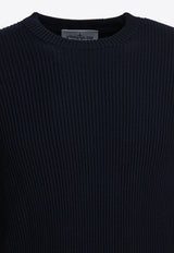 Stone Island Wool Crewneck Sweater Blue 5100053S00C2V0020_6eac7357-6cee-483b-95db-5baf870f3e99