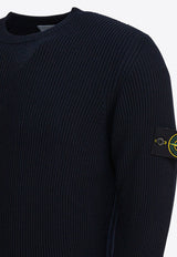 Stone Island Wool Crewneck Sweater Blue 5100053S00C2V0020_6eac7357-6cee-483b-95db-5baf870f3e99