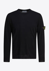 Stone Island Wool Crewneck Sweater Black 5100071S00C4V0029_82601