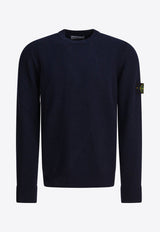 Stone Island Wool Crewneck Sweater Blue 5100072S00A3V0020_82950