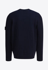 Stone Island Wool Crewneck Sweater Blue 5100072S00A3V0020_82950