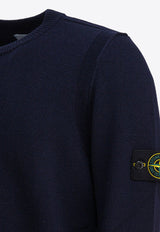 Stone Island Wool Crewneck Sweater Blue 5100072S00A3V0020_82950