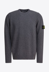 Stone Island Knitted Wool Sweater Gray 5100072S00A3V0M6B_82914