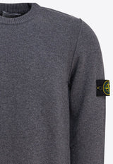Stone Island Knitted Wool Sweater Gray 5100072S00A3V0M6B_82914